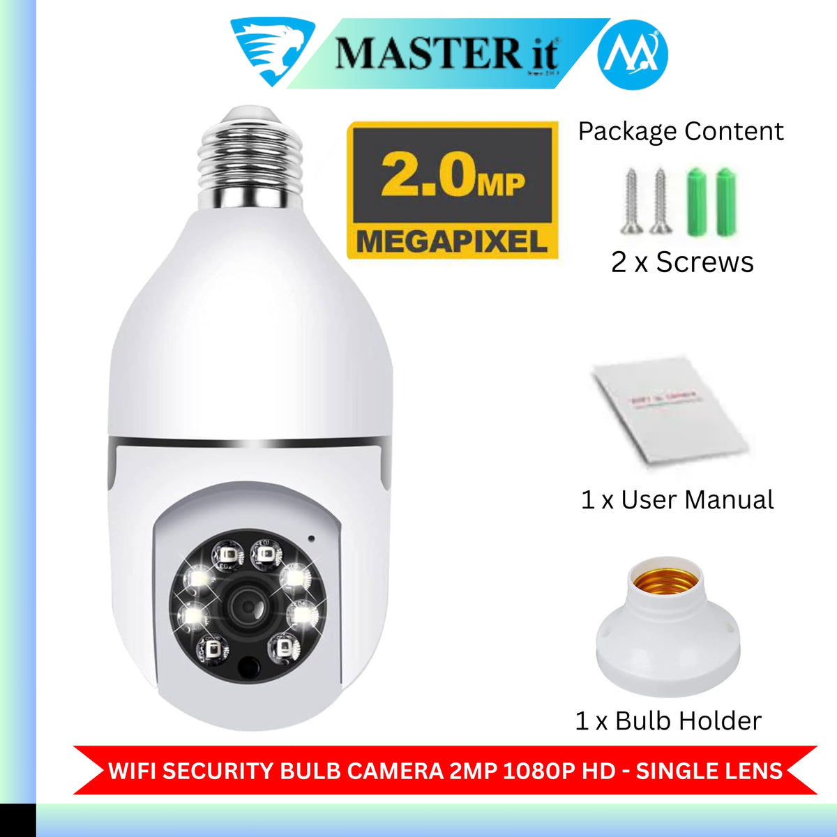 360 Rotation Outdoor WiFi Security Camera