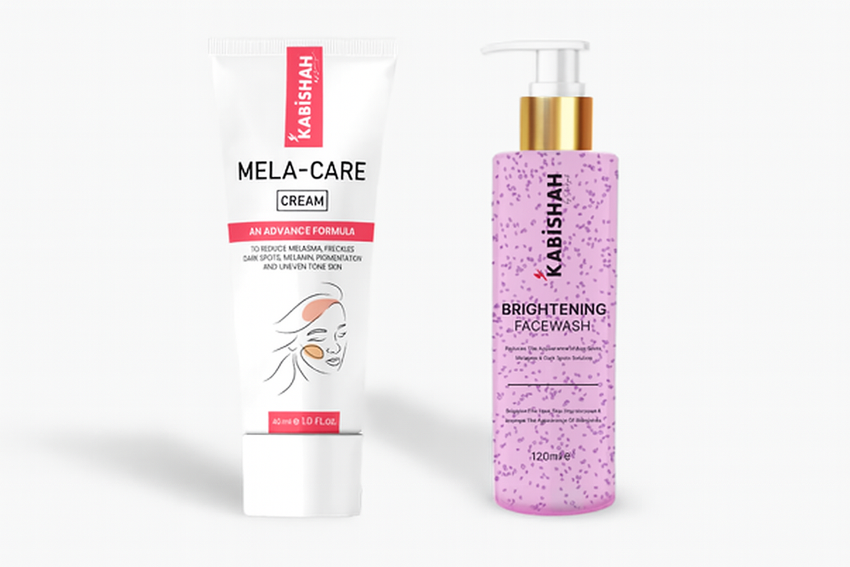 Kabishah Pigmentation Bundle Face Wash and Melasma Cream Duo