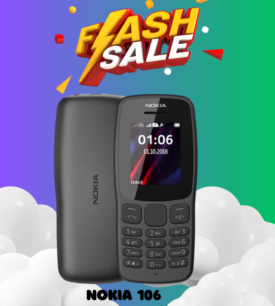 Nokia 106 Dual Sim Feature Phone