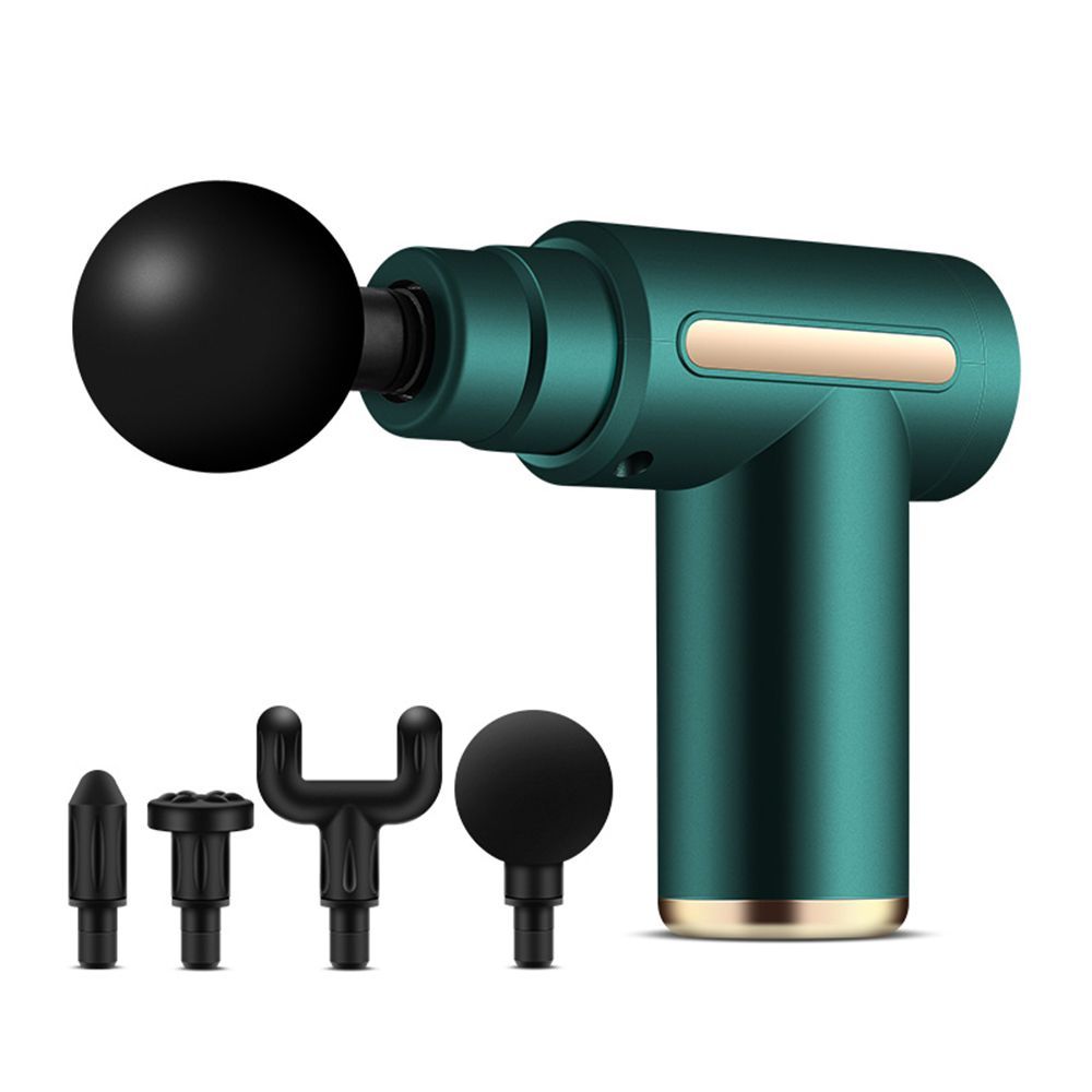 5-in-1 Deep Tissue Massage Gun – 6 Speed Percussion Massager with 4 Heads