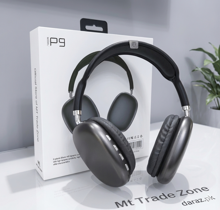 MT Wireless Bluetooth 5.0 Over-Ear Headphones with Mic – HiFi Deep Bass, Foldable