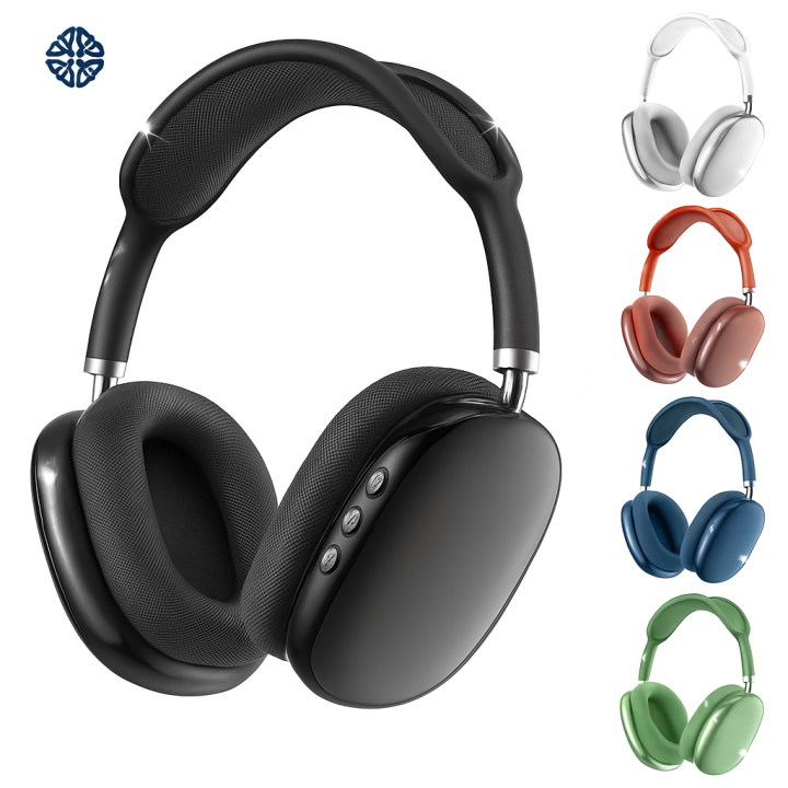 MT Wireless Bluetooth 5.0 Over-Ear Headphones with Mic – HiFi Deep Bass, Foldable